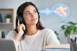 Como a audição influencia a memória e a atenção?
